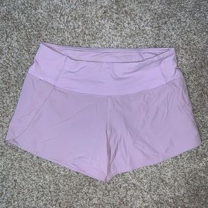 lilac lululemon speed up shorts